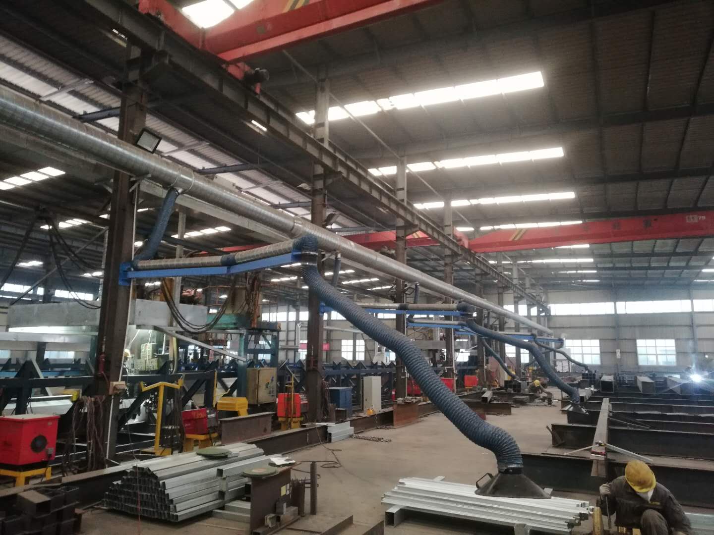 鋼構(gòu)加工車間整體除塵的做法(圖3) 鋼構(gòu)加工車間整體除塵的做法(圖3)